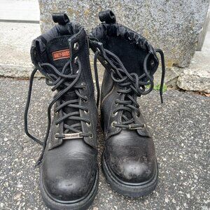 Harley-Davidson Women’s Leather Motorcycle Boots | Size 7